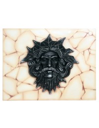 Poseidon Kopf auf Mosaik für Wand