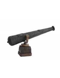 Kanone Mittelalterlich auf Holzständer