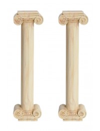2 Säulen mit Marmoreffekt