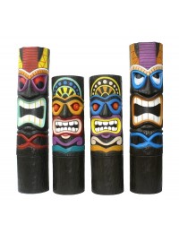 Tiki Masken (4 Stück)