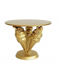 Eistüten Tisch Gold