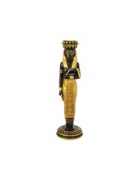 ägyptische Pharao Statue Schwarz Gold