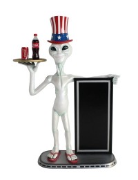 Alien amerika Butler und Angebotstafel 1
