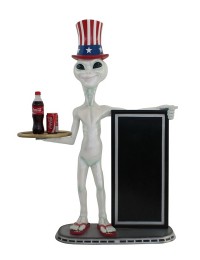 Alien amerika Butler und Angebotstafel 2
