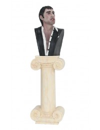 Gangster Al Pacino Scarface Büste auf Säule