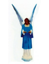 Engel groß mit blauem Umhang