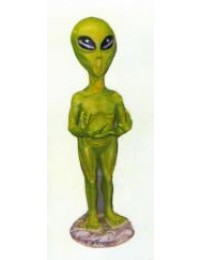 grüner kleiner Alien