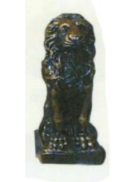 antiker Löwe in Bronzeoptik