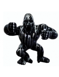 Gorilla aggro schwarz silber medium