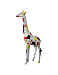 Giraffe künstlerisch bemalt 205cm
