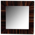 Quadratischer Spiegel Holzoptik