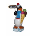 Pinguin mit Eis