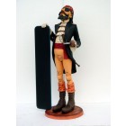 Pirat mit Tafel