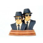 Blues Brothers Büsten mit Sonnenbrillen