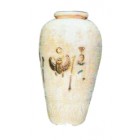 ägyptische Vase beige