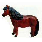 Pony hellbraun