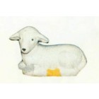 kleines liegendes Schaf weiß Variante 1