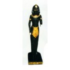 stehende Ägypterin Schwarz Gold