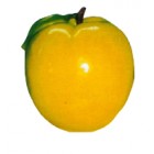 großer gelber Apfel
