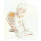 Engel sitzt auf Knien und ließt Buch