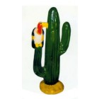 kleiner Kaktus mit Geier