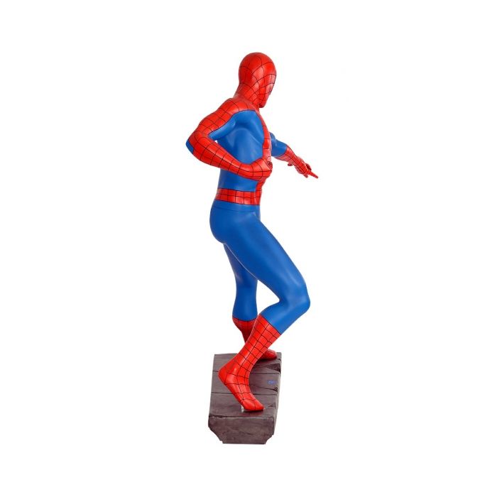 Spiderman Comic mit Steinbase - Marvel Life-Size lebensgroß Deko- & Werbefigur