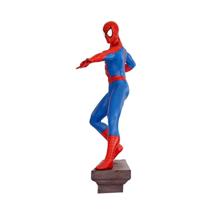 Spiderman Comic mit Steinbase - Marvel Life-Size lebensgroß Deko- & Werbefigur