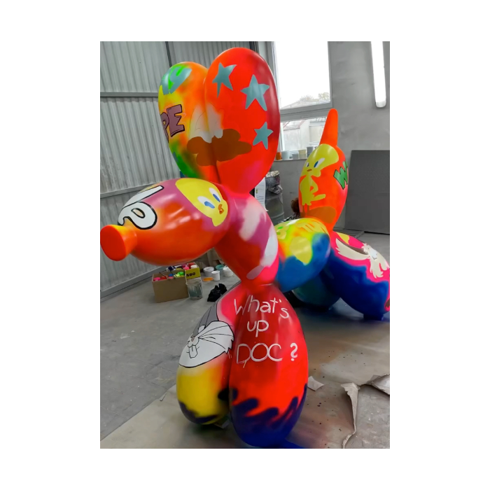 Ballonhund groß Pop Art übergroß XXL Deko- & Werbefigur