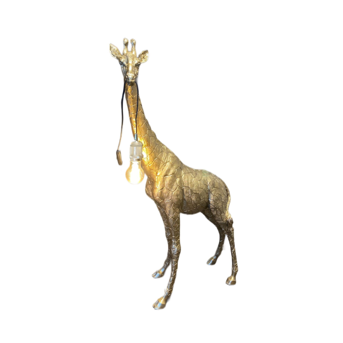 Giraffe mit Lampe verkleinert Deko- & Werbefigur, Beleuchtung
