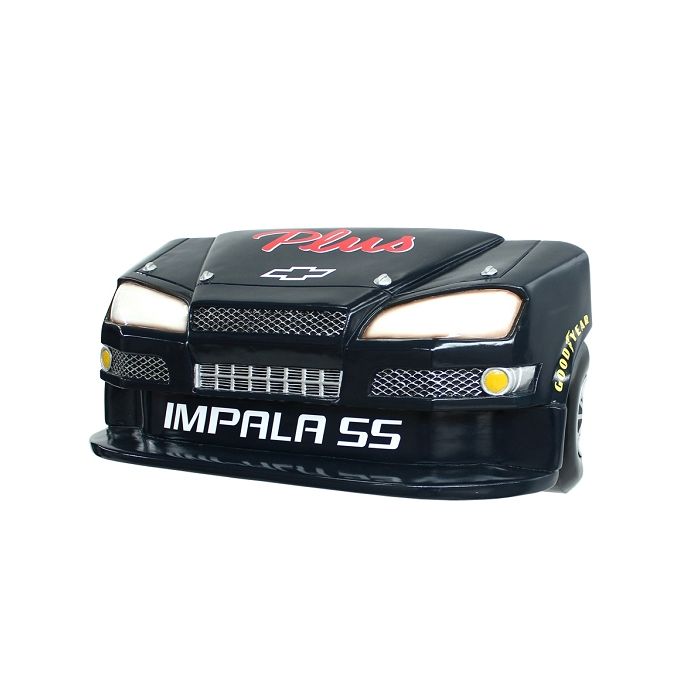 Wanddeko Chevy Impala Schwarz verkleinert Dekorationsfigur