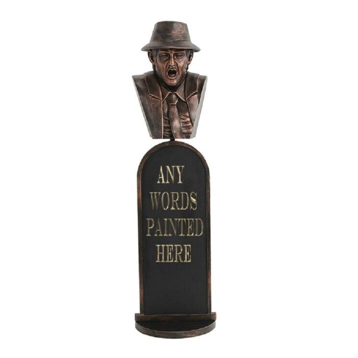 bronze Jake Büste Angebotstafel lebensgroß Angebotstafel