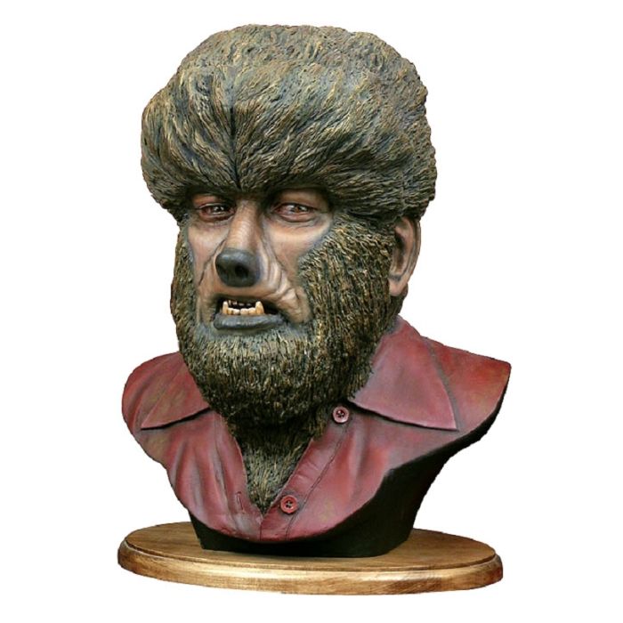 Werwolf Büste lebensgroß Dekorationsfigur