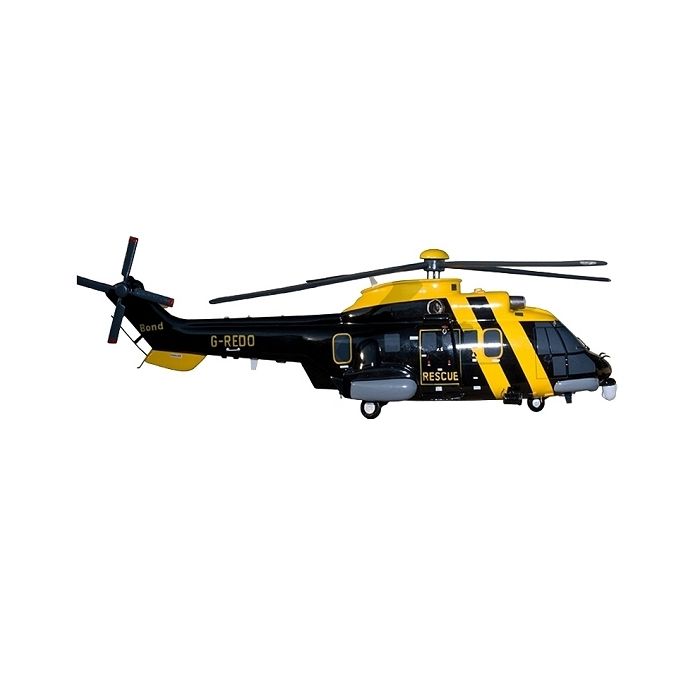 Helicopter Aerospatiale AS33212 Offshore verkleinert Deko- & Werbefigur
