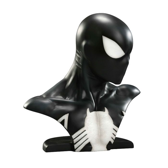 Spiderman schwarz Büste lebensgroß Dekorationsfigur