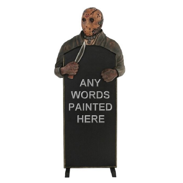 Monster Jason Voorhees  Angebotstafel groß lebensgroß Angebotstafel