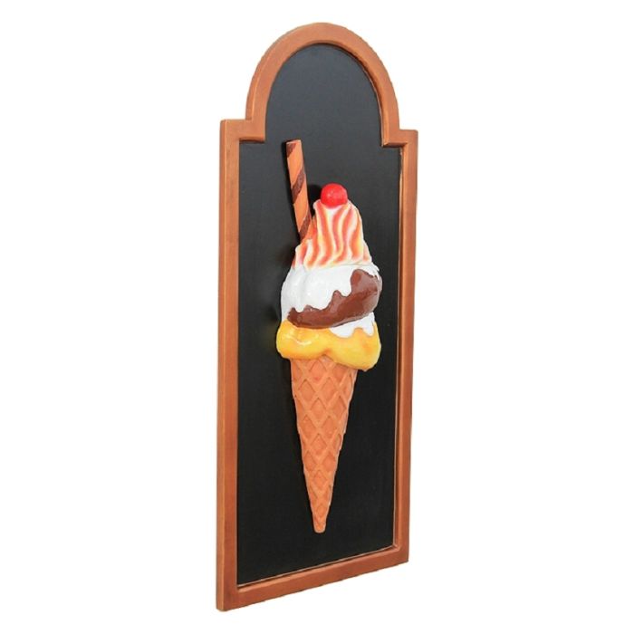 Angebotstafel Eis mit Röhrchen vergrößert Schild