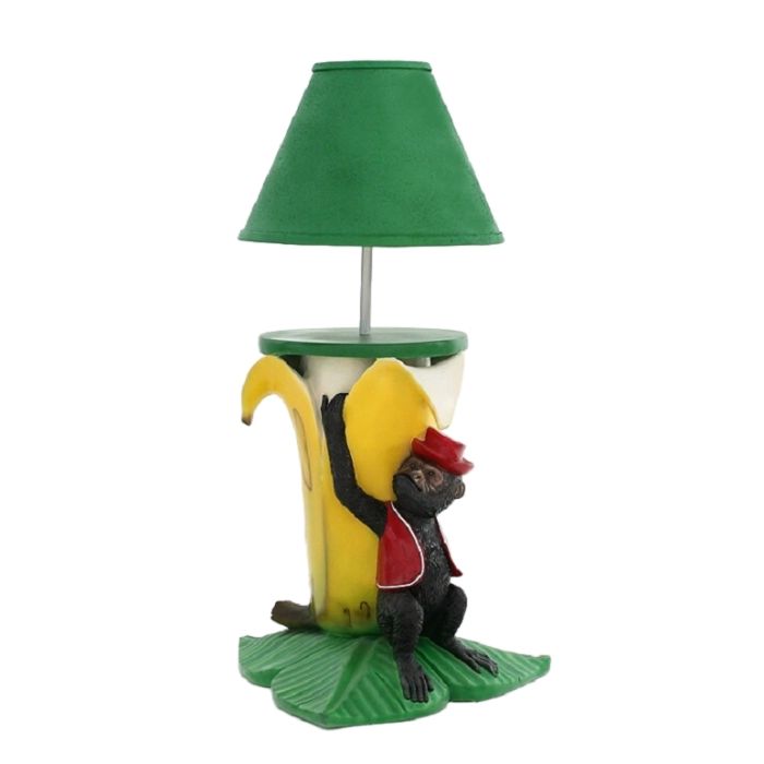 Bananenlampe mit Affen verkleinert Beleuchtung