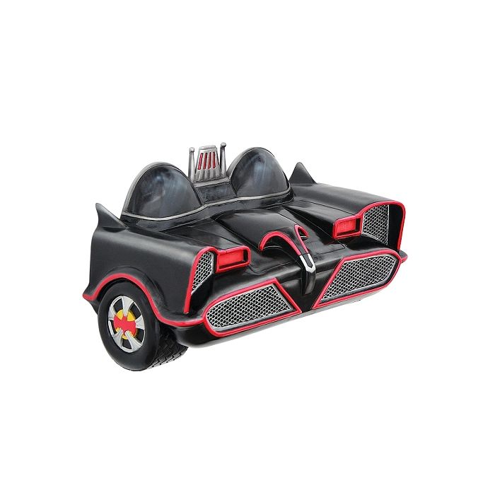 Wanddeko Batmobil Schwarz Rot verkleinert Dekorationsfigur