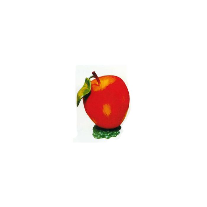 Apfel groß mit Blatt übergroß XXL Deko- & Werbefigur