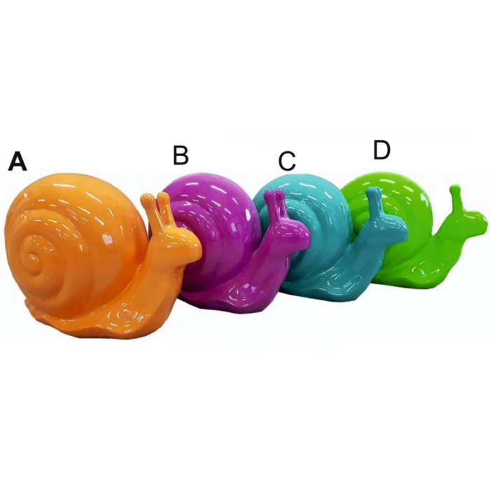 Schnecke einfarbig vergrößert Deko- & Werbefigur