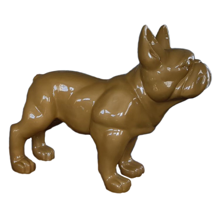 Goldene Bulldogge XL übergroß XXL Deko- & Werbefigur