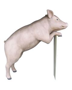 Stehendes Schwein lebensgroß