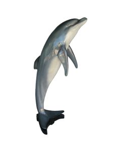 springender Delfin groß lebensgroß