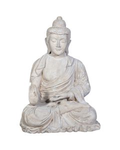 Meditierender Buddha im sitzen lebensgroß