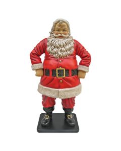 lustiger Weihnachtsmann klein verkleinert