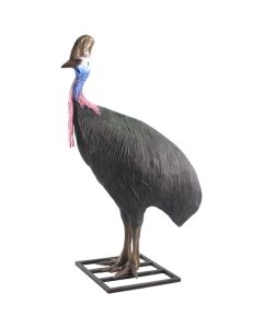 Kasuar Weibchen Laufvogel lebensgroß