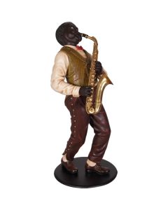 Neger als Saxophonist Jazz verkleinert