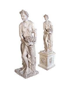 Vier Jahreszeiten - Herbst Statue lebensgroß