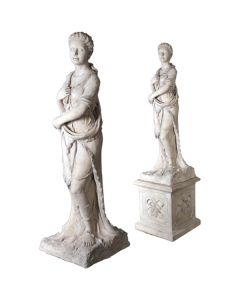 Vier Jahreszeiten - Winter Statue lebensgroß