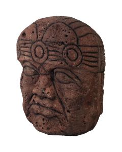 Maya - Olmec Kopf groß verkleinert